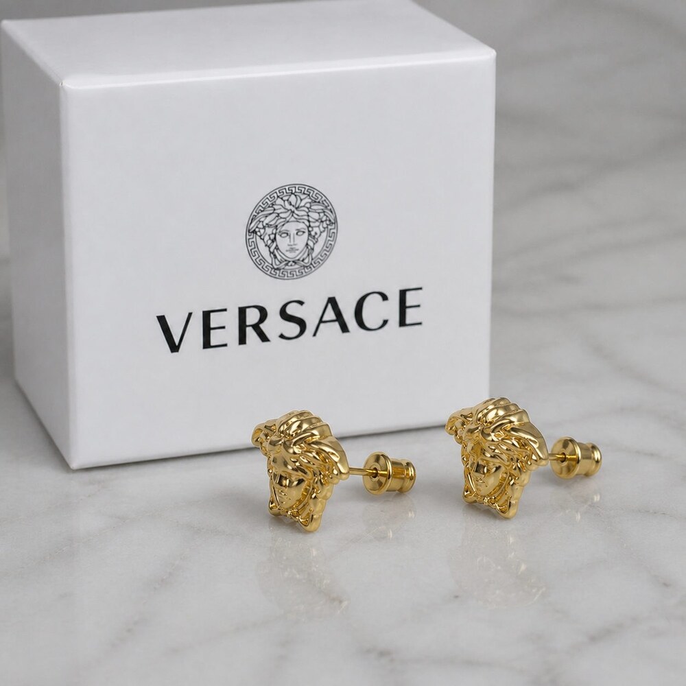 Versace Bold Statement Earrings Style 7 | New with Box - Picture 5 of 9
